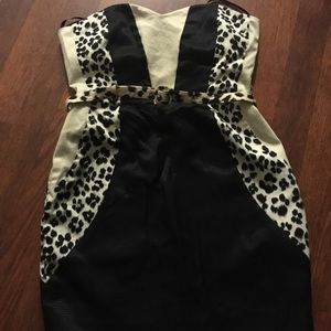 S Forever 21 XXI mini dress Cheetah print leopard